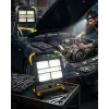 400 LED Süper Parlak Kamp Lambası Solar Şarjlı USB Çıkışlı Çok Amaçlı Aydınlatma