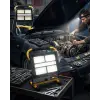 400 LED Süper Parlak Kamp Lambası Solar Şarjlı USB Çıkışlı Çok Amaçlı Aydınlatma