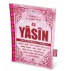 41 Yasin Türkçe Okunuşlu ve Mealli-Pembe Kapak Orta Boy