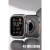 45 MM Gri Kasa Ultra Akıllı Saat Sesli Görüşme Sağlık Takibi Suya Dayanıklı