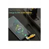 4in1 PD 65 Watt Type-C/27 Watt iPhone Halat Örgü Kırılmaz Uç 1MT Hızlı Şarj ve Data Kablosu fp98