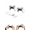 4K HD Görüntü Kaliteli Retro Game Stick 20000 Oyunlu Çift Kollu Beyaz Game Stick