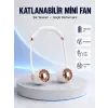 5 Kanatlı Sessiz Mini Fan 3 Vitesli Katlanabilir Asılabilir