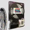 5 Metre Rgb Şerit Led Seti-iç ve Dış Mekan Silikonlu-tak Çalıştır