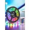 5 Metre Şerit Led RGB Işıklı Kumandalı Güç Adaptörü Her Ortama Uygun
