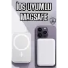 5000 Mah İOS Uyumlu Magsafe Kablosuz Şarj Hızlı Şarj Desteği