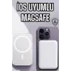 5000 Mah İOS Uyumlu Magsafe Kablosuz Şarj Hızlı Şarj Desteği
