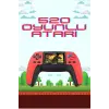 520 Retro Oyunlu El Konsolu Atari Oyun Konsolu Taşınabilir