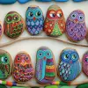 5307 Kumt Taş Boyama - Stone Painting / +6 yaş