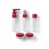 5’li Seyahat Boy Kozmetik Şişe Seti 30 ml Çantalı Organizer