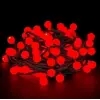 5m 28 Led Kırmızı Işık Siyah Kablo Fişli Eklemeli Mz-18-18