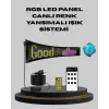 5V USB Akıllı Piksel LED Panel – Mobil Uygulama Kontrollü, Renkli Işık Efektli