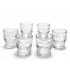 6lı Kurukafa Şeffaf Cam Shot Bardağı Seti 9x8 cm