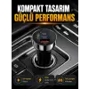 60W Araç İçi Hızlı Şarj Adaptörü Çift USB-C PD ve USB-A QC3.0