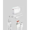 67 Watt Çift Turbo Şarj Adaptörü  Reno 4 5 6 Uyumlu