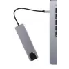 Usb Type-c Hub Dönüştürücü Çevirici Çoklayıcı Macbook Çevirici 8 Portlu
