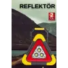 Işıklı Üçgen Reflektör Led Projektör Acil Durum Feneri Flaşör 500 Lümen