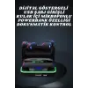 İkili Bluetooth Kulaklık Dijital Göstergeli Uzun Pil Ömrü Yüksek Ses Kaliteli