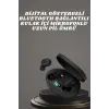 Kulaklık Dijital Göstergeli Bluetooth Bağlantılı Kablosuz Kulak İçi Mikrofonlu Dokunmatik Kontrol
