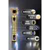 Tıraş Makinesi Şarjlı Profesyonel Saç Kesme Makinesi Gold Çizik Tıraş