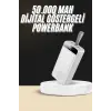 Hızlı Taşınabilir 50.000 Mah Powerbank Led Ekran Android ve İOS Uyumlu