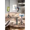 Kumandalı Tripod Telefon Tutucu Selfie Çubuğu 360 Derece Dönebilen