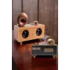 Bluetooth Hoparlör Ahşap Klasik Retro Gramofon Bluetooth Müzik Kutusu