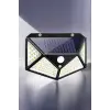 Güneş Enerjili Bahçe Aydınlatma Lambası Solar 100 Led Lamba