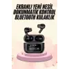 Kulak İçi Bluetooth Kulaklık Ekranlı Müzik Dinleme Çağrı Cevaplama Siyah
