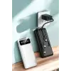 Powerbank 20.000 Mah Dijital Göstergeli LCD Ekran Uzun Pil Ömrü