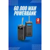 Powerbank Yüksek Kapasiteli 60.000 Mah Hızlı Şarj Şarj Özellikli Batarya