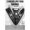 3 Başlıklı Profesyonel Tıraş Makinesi