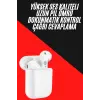Yeni Nesil Çift Mikrofonlu Dokunmatik Kablosuz Bluetooth Kulaklık