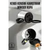Yazılı Mug Kupa Karıştırıcı Özelliği Ve Paslanmaz Çelik