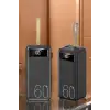 Powerbank 60.000 Mah Hızlı Şarj 4 Çıkışlı Uzun Şarj Süreli Dijital Göstergeli