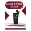 Yaka Kulaklığı Andorid Tüm Cep Telefonlarına Uyumlu Mikrofonlu Titreşimli Makaralı