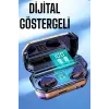 Dijital Göstergeli Bluetooth Bağlantılı Kulaklık Dokunmatik Kontrol