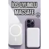 5000 Mah İOS Uyumlu Magsafe Kablosuz Şarj Hızlı Şarj Desteği