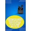 En Çok Tercih Edilen Bluetooth Kulaklık Mikrofonlu Silikonsuz Dokunmatik Kontrol