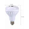 Kumandalı RGB Led Işık Bluetooth Hoparlör Ses Lambası Renkli Ampul