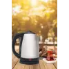 Kettle C F Tipi 220-240V Paslanmaz Çelik Elektrik Kablolu Otomatik Kapanma