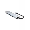 8 Portlu Macbook Çevirici Type C Hub  SD TF USB Çoğaltıcı Ethernet