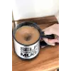 Mikser Kupa Yazılı Mug Bardak Karıştırma Özelliği
