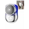 Mini Sıfır Sakal Yanak Tıraş Makinesi USB Şarjlı Sıfır Sakal Taşınabilir Korumalı