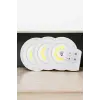 Spot Lamba Led Işık 3lü Uzaktan Kumandalı Pilli Yapışkanlı Kablosuz