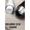 Şık ve Dayanıklı 3 Bardaklı Termos Seti Uzun Süre Isı Koruma Özellikli