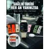 7li Kordon Setli Akıllı Saat Bluetooth Görüşme Bildirim Destekli Çok Fonksiyonlu Smart Watch