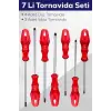 7li Tornavida Seti (4  Düz Tornavida 3  Yıldız Tornavida)