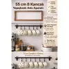 8 Kancalı Yapışkanlı Askı Aparatı