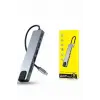 8 Portlu Macbook Çevirici Type C Hub  SD TF USB Çoğaltıcı Ethernet